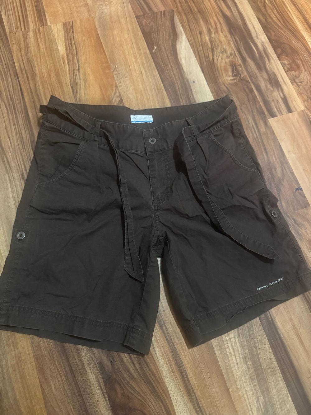 Columbia Brown Omni-Shade Outdoor Shorts